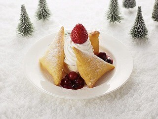 カフェデュモンド、熱々ドーナツにアイスをトッピングした冬季限定ペニエ