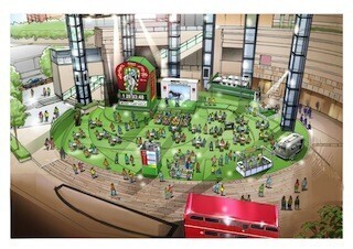 東京都・六本木ヒルズアリーナが一面芝に! 馬も登場するJRAイベント開催