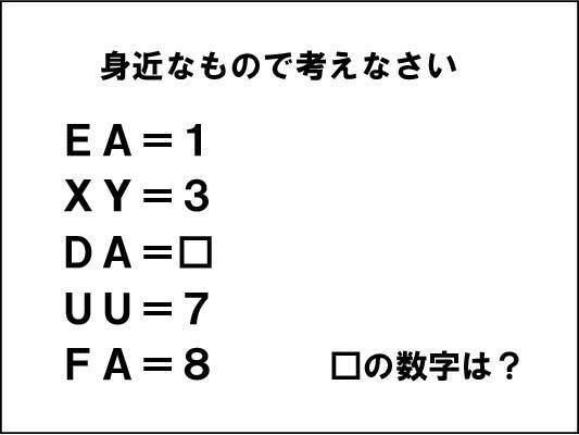 【エンタメCOBS】【クイズ】ナゾダーラボ！　第7話「EA＝1、DA＝？」