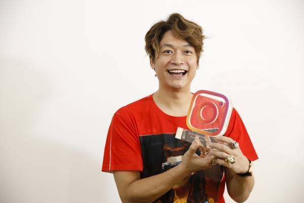香取慎吾、インスタフォロワー伸び率No.1で表彰「ありがとう世界!」