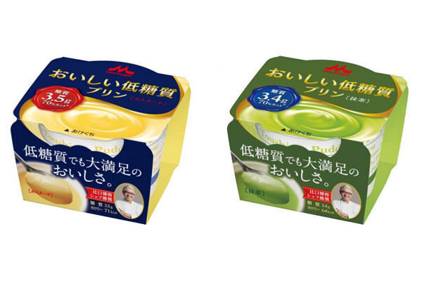 森永乳業、「おいしい低糖質プリン」の抹茶味などを発売