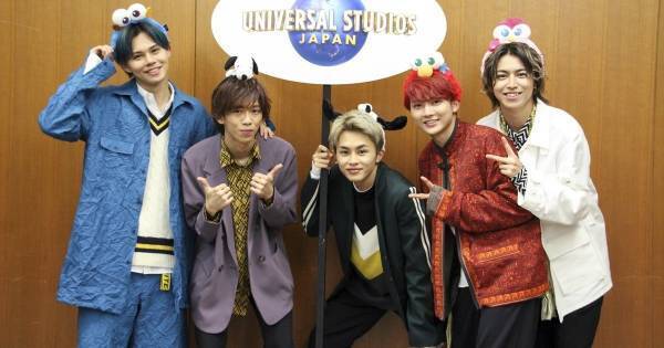 超特急、人気キャラとコラボ! USJで8周年ライブ「すごく光栄」