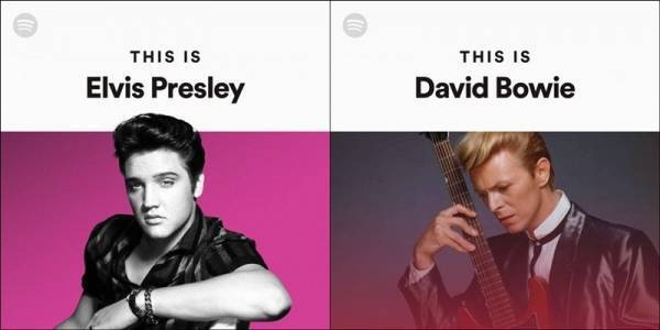 プレスリー＆ボウイ、最も聴かれている曲は? リスナー1,100万人以上