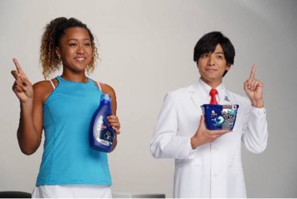 大坂なおみ、生田斗真とCM共演! 真剣プレイで機材ハプニングも