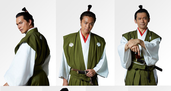 TAKAHIRO、ちょんまげ姿を披露! 市原隼人・岡田義徳と映画『3人の信長』