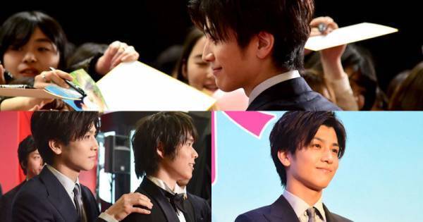 岩田剛典、レッドカーペットでサイン攻めも神対応! 新人の緊張もほぐす