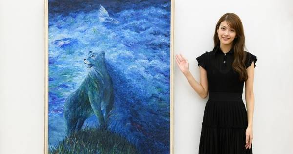 田中道子、二科展に初出展で入選「涙が…」『偽装不倫』撮影中に制作