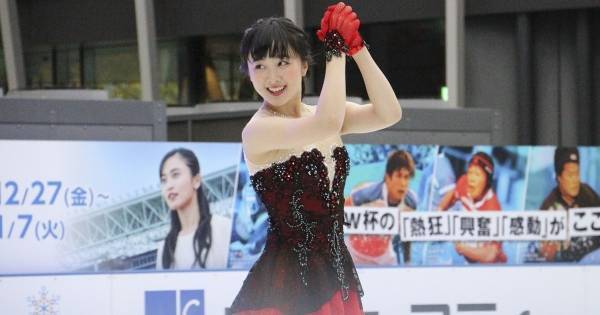 本田望結、梅田の屋外リンクで初滑り「すごく気持ちよかった!」