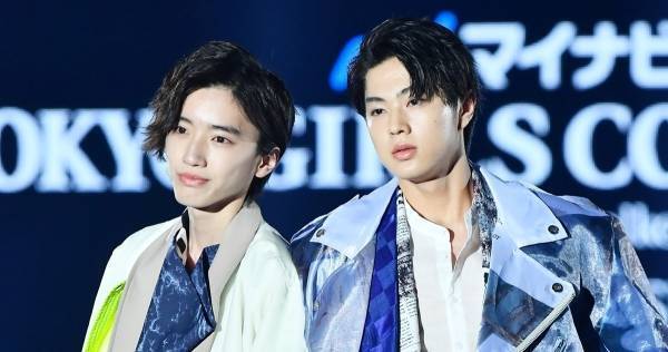 なにわ男子･道枝駿佑＆美 少年･佐藤龍我、初ランウェイでオーラ放つ