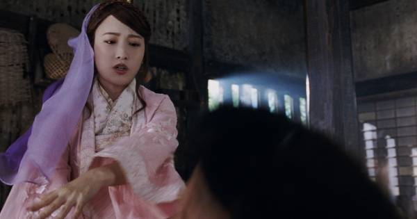 久々登場の川栄織姫、金太郎に強烈ビンタ　3カ月ぶり実写三太郎CM