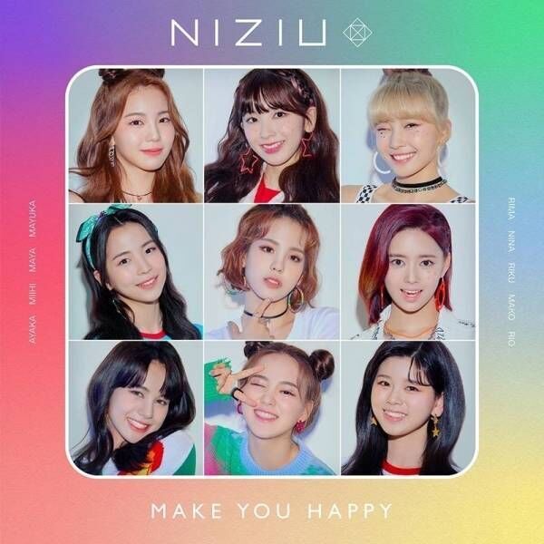 NiziU、ミニアルバム『Make you happy』2週連続1位