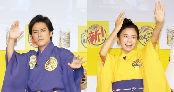 桐谷健太＆小島瑠璃子、浴衣姿で阿波おどり「楽しい」「ハマった」