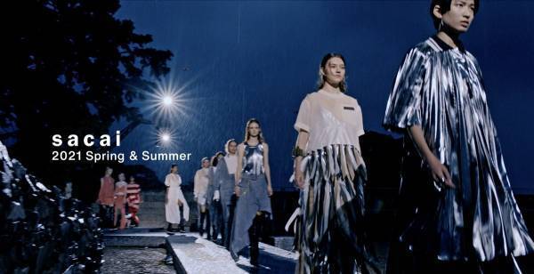 「sacai 2021 Spring & Summer」マルチアングル映像独占配信