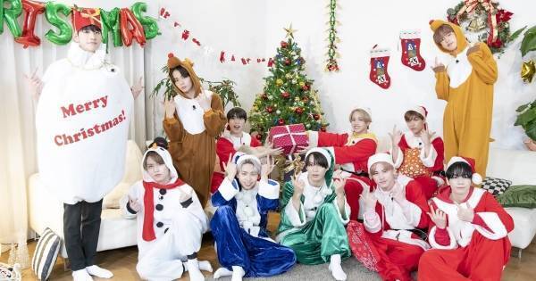 JO1、サンタ姿で愛の告白合戦! 人生初の女装に挑戦するメンバーも