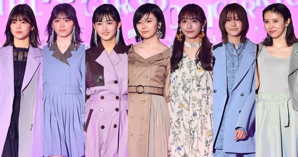 櫻坂46、春らしい衣装でランウェイ　渡邉理佐、山崎天、小林由依ら7人登場