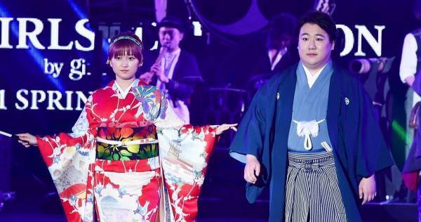 ラランド、着物姿でランウェイ　サーヤ「一昨年までアテンドする側でした」