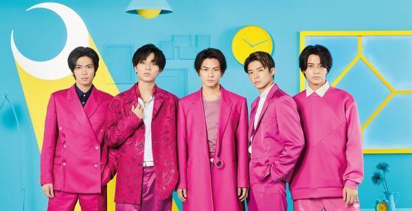 King & Prince「恋降る月夜に君想ふ」ピンクスーツの新アー写公開