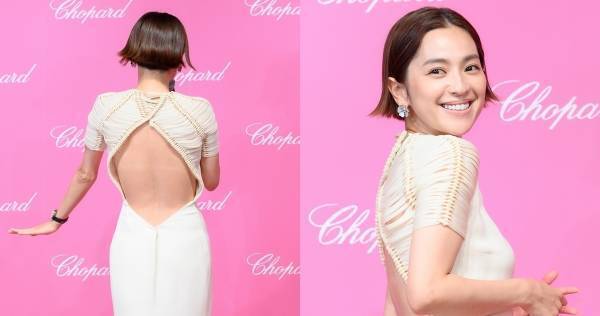 中村アン、美背中を大胆披露! ダイヤモンド輝かせ「すごく幸せ」