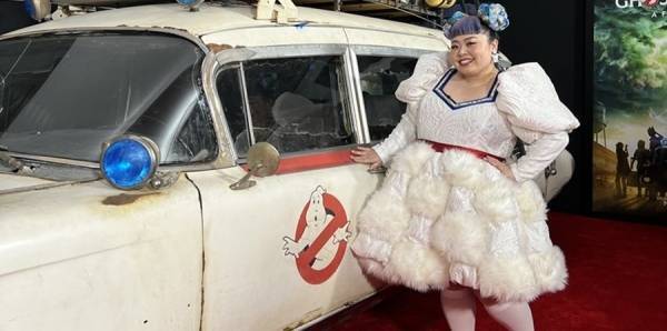渡辺直美、再び『ゴーストバスターズ』声優に! マシュマロマン風衣装でNYプレミア参加