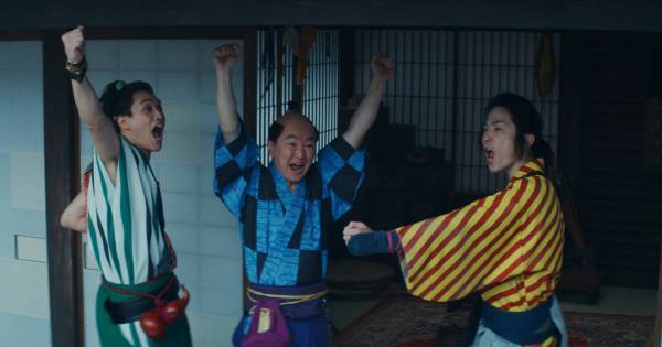 かまいたち&鈴木伸之「侍ビッグ3」新CM「秀吉の懐にすごいことが…」