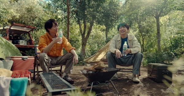 櫻井翔&相葉雅紀、リアルなキャンプ場セットに驚き「本当に来たみたい」
