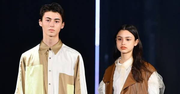 イケメンハーフ・翔、ブリッジマン遊七との2ショットランウェイで魅了
