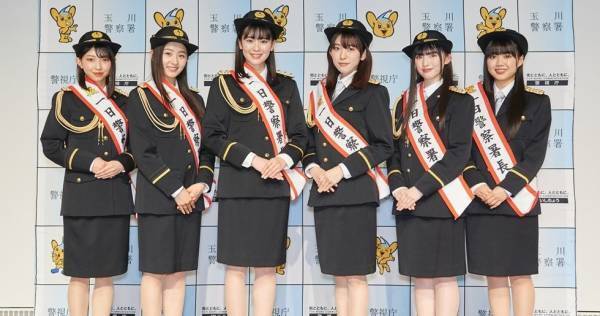 超ときめき宣伝部、一日警察署長で制服姿を披露「夢が一つ叶いました!」