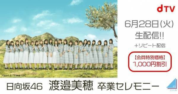 日向坂46渡邉美穂ラストステージ、dTVで生配信決定　リピート配信も
