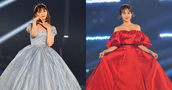 村田倫子＆前田希美、ディズニープリンセス風ドレスで華やかに