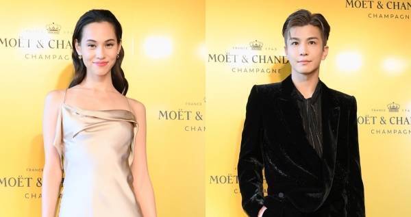 水原希子・岩田剛典ら華やか衣装で登場 「モエ・エ・シャンドン」セレモニー