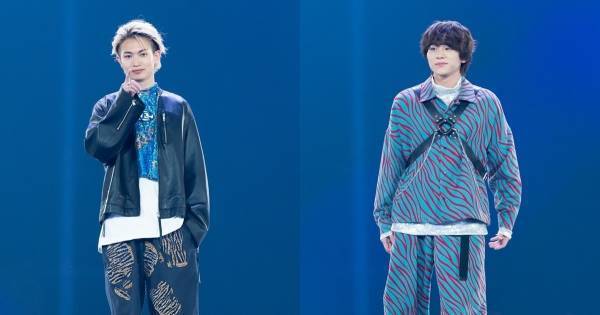 綱啓永＆山下幸輝、ラメメイクで輝きアップ 「KCON×TGC」で堂々ランウェイ