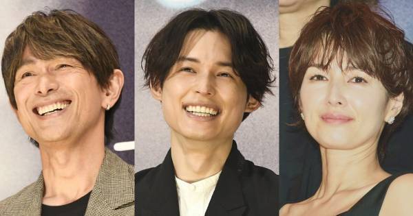 松村北斗、顔が似ていると話題の吉瀬美智子＆江口洋介と家族役「育成成功したらなれる」