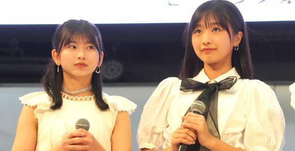 モー娘。17期・井上春華＆弓桁朱琴、パフォーマンス初参加で大歓声