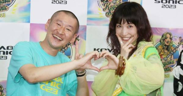 交際中の市川刺身＆中嶋イッキュウ、そろって初取材「照れ臭い」「緊張」 ラブラブ2ショット披露　