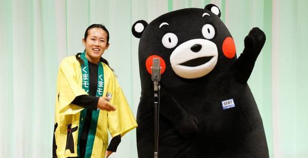 くまモン『M-1』初挑戦　“熊本と大阪の違い”漫才に「がんばったモーン!」