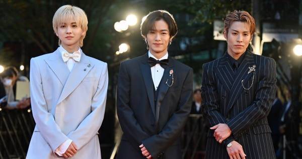 THE RAMPAGE川村壱馬・RIKU・吉野北人、スーツ姿でビシッと! TIFFレッドカーペット登場