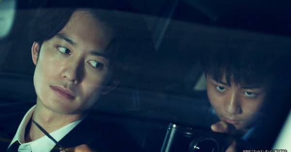 羽村仁成、“殺人犯”岡田将生と対峙し緊迫の表情　『ゴールド・ボーイ』場面写真を初公開