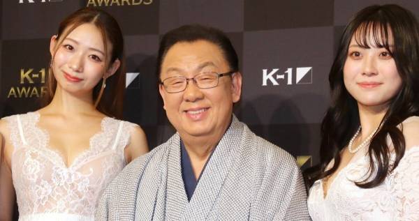 梅沢富美男、K-1 GIRLSに囲まれデレデレ「若返った」「最高の一日」