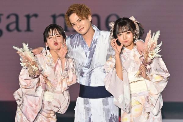 中山優馬、姉・山田菜々＆妹・山田寿々と関コレで初共演! サプライズ出演に会場沸く