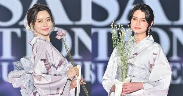 野崎萌香・瑛茉ジャスミンら、大人の浴衣で上品に　『sweet』モデルが一足早い初夏の風