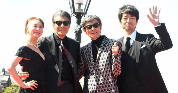 舘ひろし&柴田恭兵、横浜凱旋でレッドカーペットを闊歩「大好きです!」