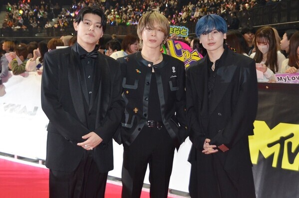 BE:FIRST、ブラックコーデで「MTV VMAJ」レッドカーペット登場