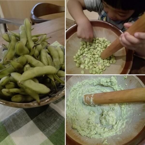 夏の終わりに… 子どもと一緒に、すいか&amp;枝豆のおやつをつくろう！