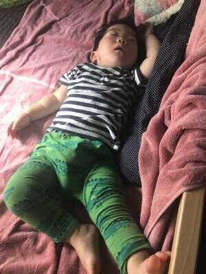 【寝るとき、何着てる！？】ベビーのパジャマ事情&amp;エイデンの新作パジャマをレポート！