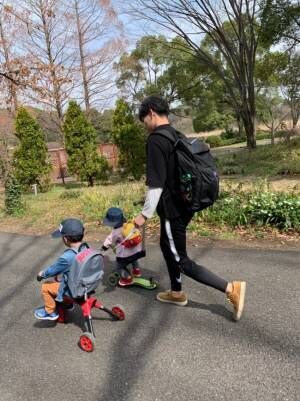 《念願の３人目妊娠♡》年が近い兄妹、子どもたちの反応は…？ パパとの作戦会議！