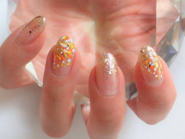 花火ネイルの簡単なやり方【マニキュアでセルフネイル】