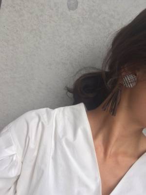 大ぶりイヤリングの作り方。５分でできる超簡単アレンジ