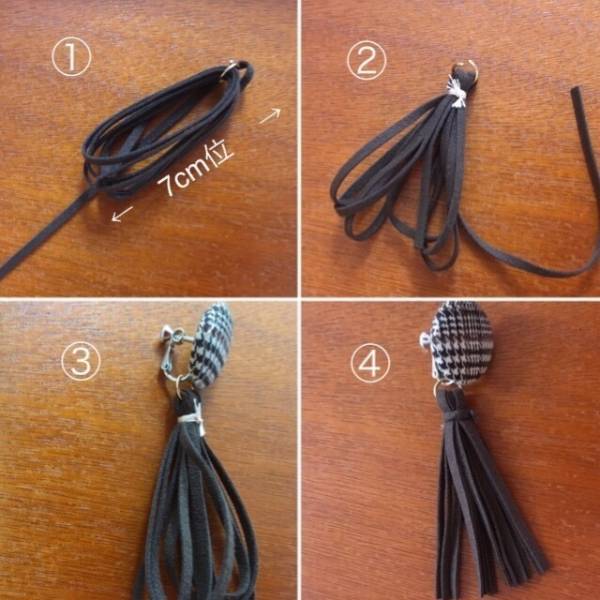 大ぶりイヤリングの作り方。５分でできる超簡単アレンジ