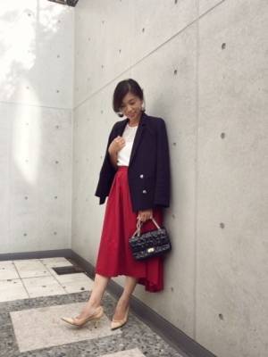 U１万円。秋アウターはZARAのダブルボタンジャケットがあればいい