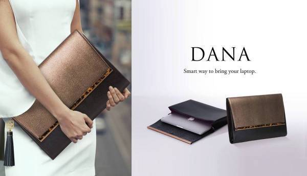PCを持ち歩く姿が凛とする。才色兼備なビジネスクラッチ「DANA」